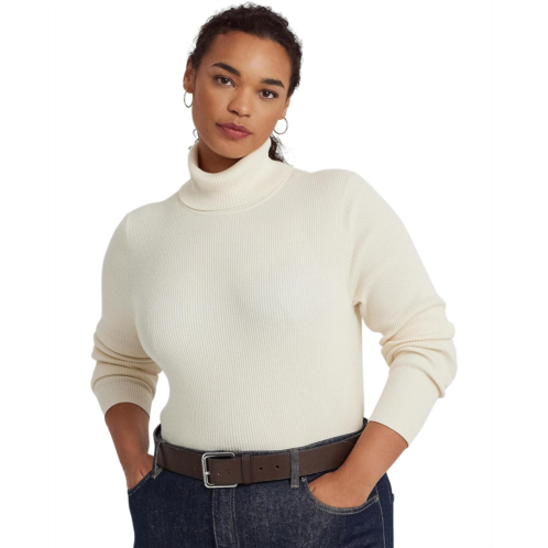 POLO RALPH LAUREN Womens Lauren Ralph Lauren Plus Size Turtleneck Sweater