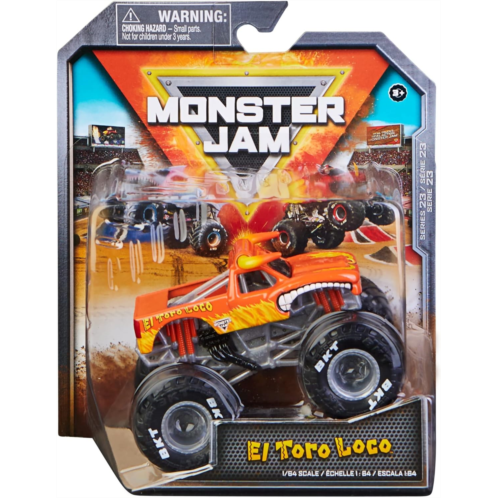 Monster Jam 2022 Spin Master 1:64 Diecast Truck: True Heavy Metal El Toro Loco