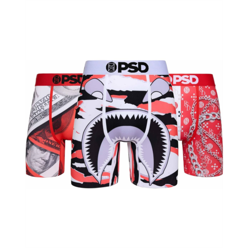 PSD 3-Pack Fire Red
