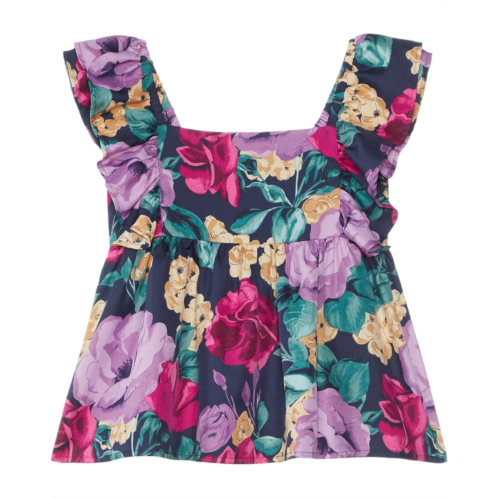 Janie and Jack Bold Floral Blouse (Toddler/Little Kid/Big Kid)