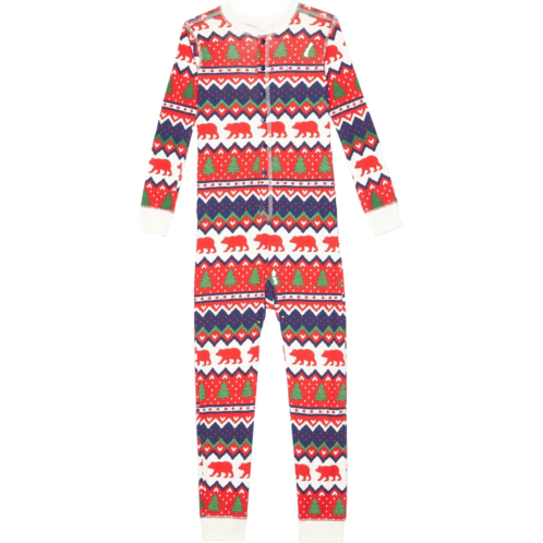 Little Blue House by Hatley Kids Fair Isle Bear Union Suit (Toddler/Little Kids/Big Kids)