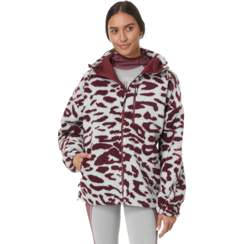 Womens adidas by Stella McCartney adidas by Stella McCartney Jaquard Fleece with Zipper IW3841