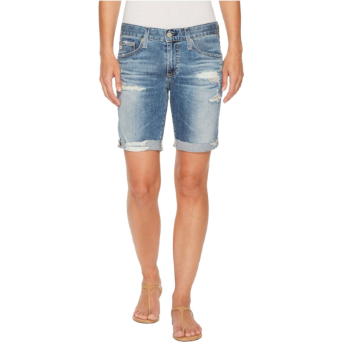 Womens AG Jeans Nikki Shorts in 16 Years Indigo Deluge Destructed
