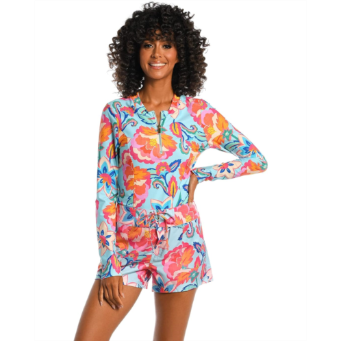 La Blanca Breezy Beauty 1/2 Zip Rashguard