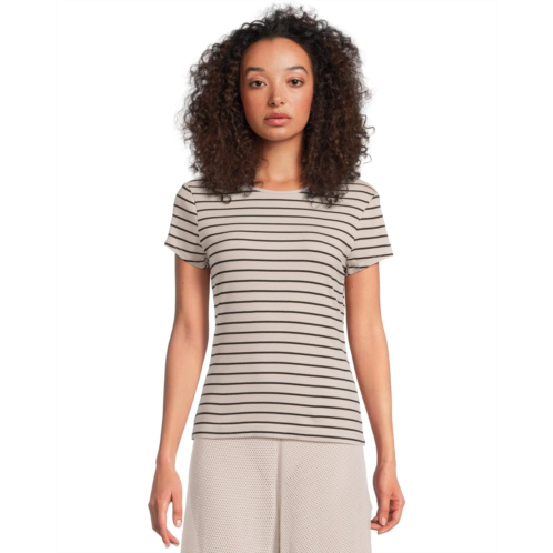Womens Michael Stars Joy Stripe Tee