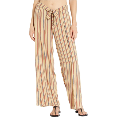 BECCA South Hampton Stripe Mock Wrap Pants Cover-Up