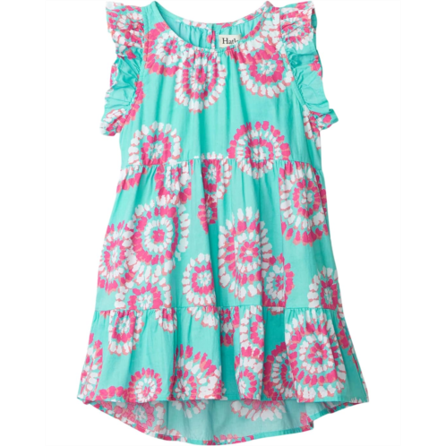 Hatley Kids Painted Mandalas Ruffle Sleeve Dress (Toddler/Little Kids/Big Kids)