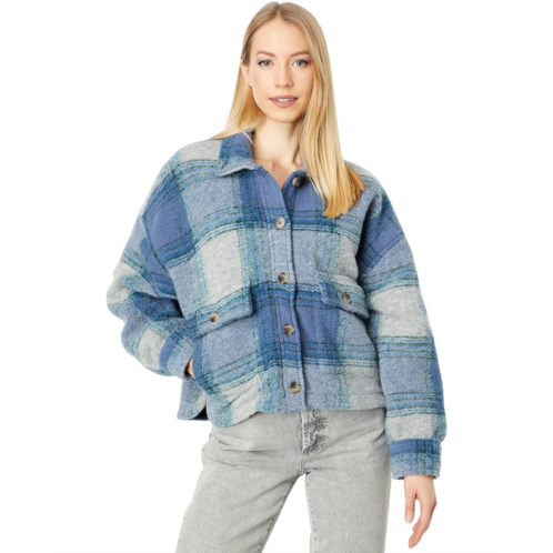 Saltwater Luxe Andi Long Sleeve Plaid Jacket