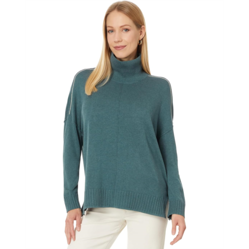 Lilla P Relaxed Turtleneck Sweater