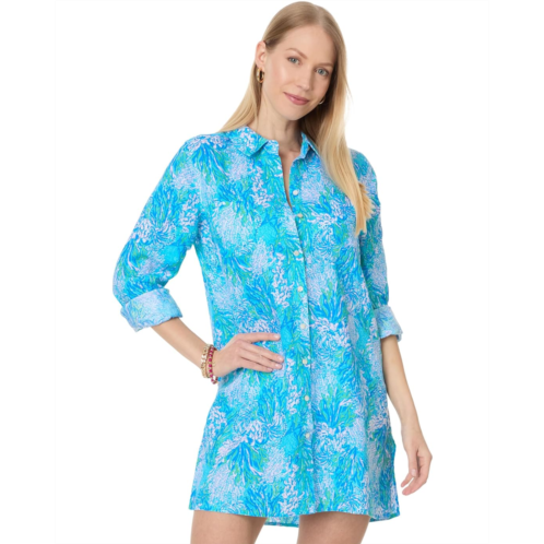 Womens Lilly Pulitzer Sea View Cover Up