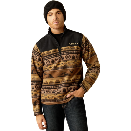 Mens Ariat Basis 20 1/4 Zip Sweatshirt