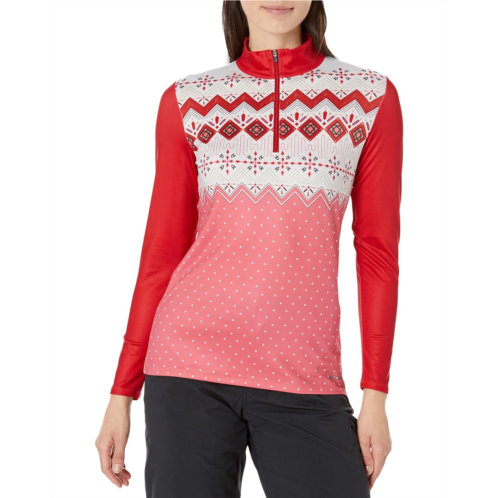 Womens Hot Chillys Premium Zip-T