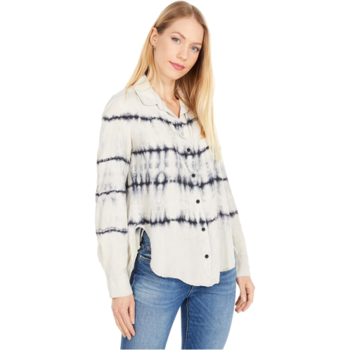 Bella dahl Fray Hem Flowy Button-Down