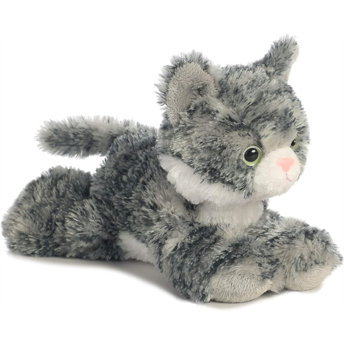 Aurora Adorable Mini Flopsie Lily Stuffed Animal - Playful Ease - Timeless Companions - Gray 8 Inches