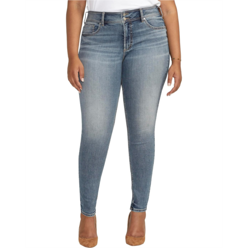 Silver Jeans Co. Plus Size Suki Mid-Rise Skinny Jeans W93175ECF219