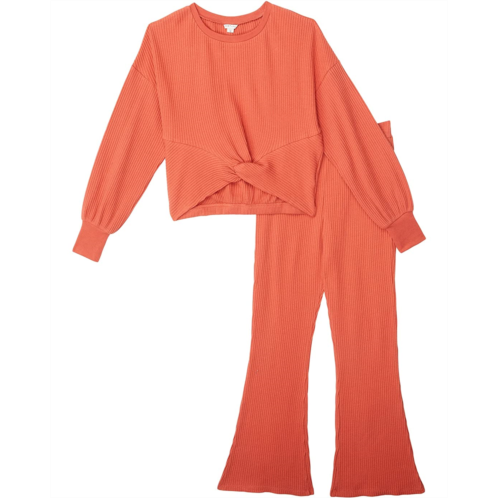 HABITUAL girl Two-Piece Relax Waist Pants Set (Big Kids)