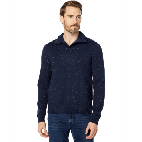 Lucky Brand Tweed Half Mock Neck Sweater