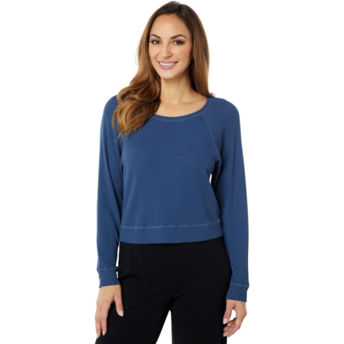 Bobi Los Angeles Slouchy Raglan Long Sleeve in Modal Thermal