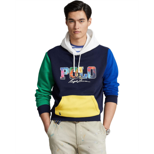 Polo Ralph Lauren Logo Color-Blocked Fleece Hoodie