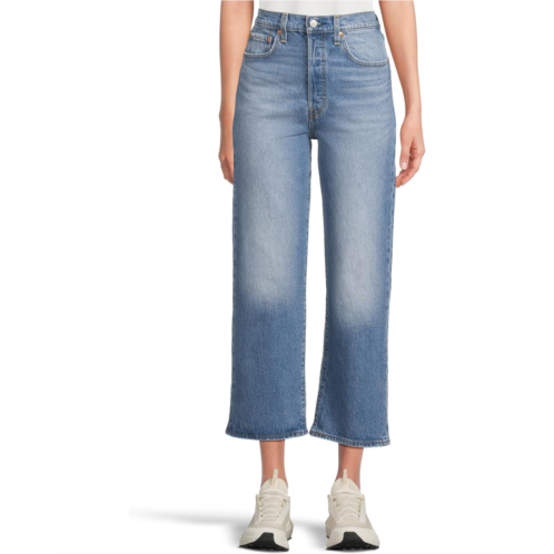 Womens Levis Premium Ribcage Crop