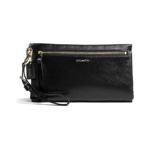 COACH Madison Two-Tone Python Large Wristlet