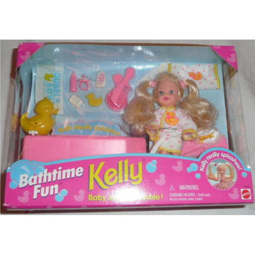 Mattel BATHTIME Fun Kelly Baby Sister of Barbie