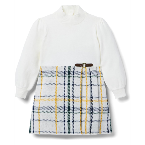 Janie and Jack Plaid Sweater Dress (Toddler/Little Kids/Big Kids)