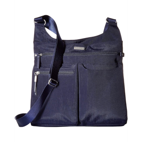 Baggallini On Track Zip Crossbody with RFID Phone Wristlet