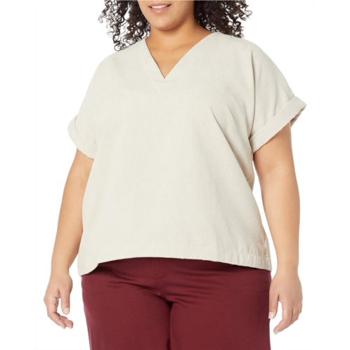 Madewell Plus Collette Top - Drapey Corduroy
