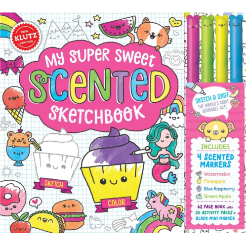 Klutz My Super Sweet Scented Sketchbook Activity Kit