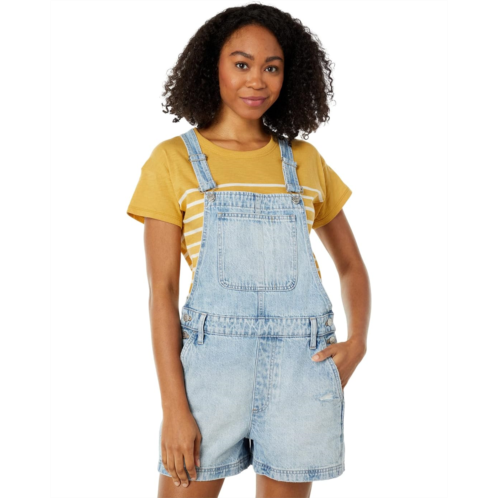 Madewell Corsica Short Overalls in Wardell Wash