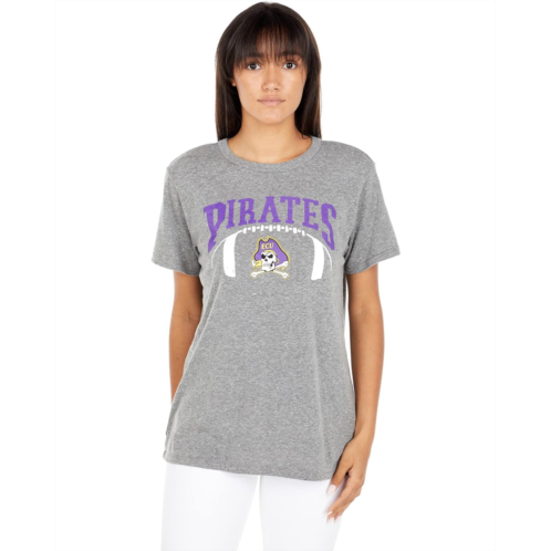 Lauren James East Carolina Pirates 1/2 Time Short Sleeve Tee