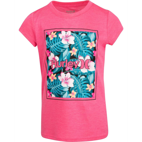 Hurley Kids One and Only Print Fill Tee (Little Kids)