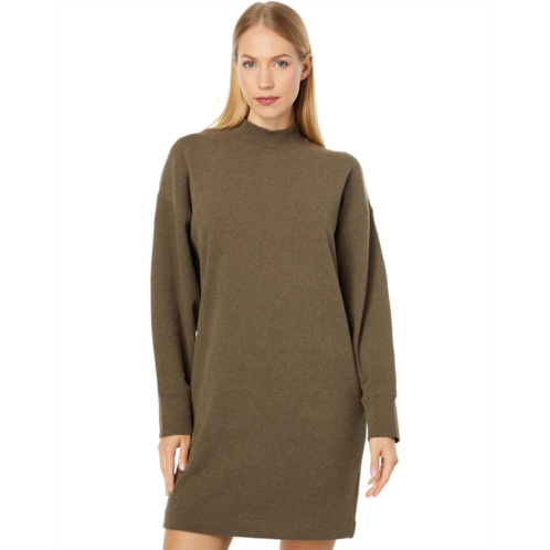 Womens Vince Cozy Long Sleeve Sweatshirt Dress