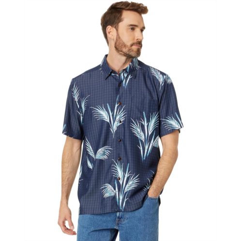 Mens Quiksilver Waterman Skipped Out Short Sleeve Woven