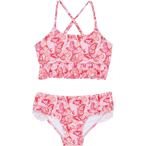 Seafolly Kids Poolside Peplum Bikini Set (Infant/Toddler/Little Kids)