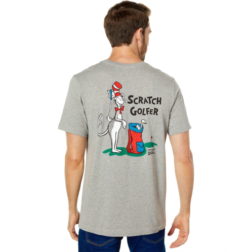Life is Good The Cat Scratch Golfer Tee