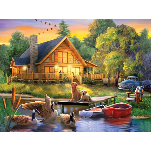 Cra-Z-Art - RoseArt - Puzzle Collector - Guardians of The Lake - 1000 Piece Jigsaw Puzzle