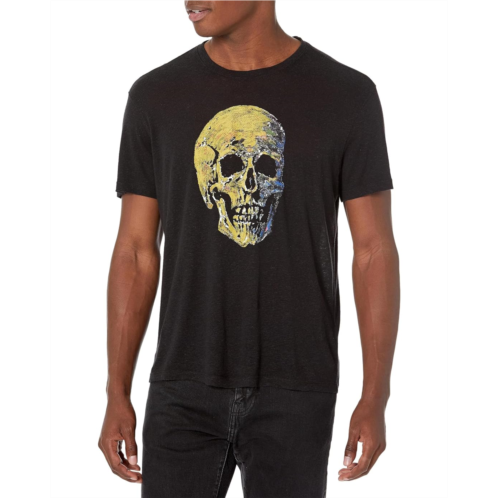 Mens John Varvatos Painted Skull Tee KG6361Z3