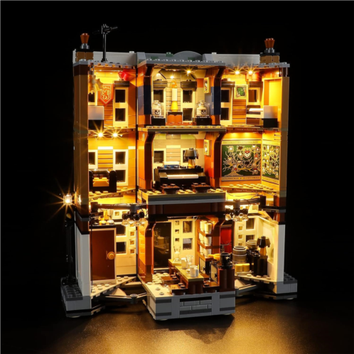 YEABRICKS LED Light Kit for Lego - Harry Potter 12 Grimmauld Place Building Blocks Model, LED Light Set Compatible with 76408(Lego Set NOT Included)