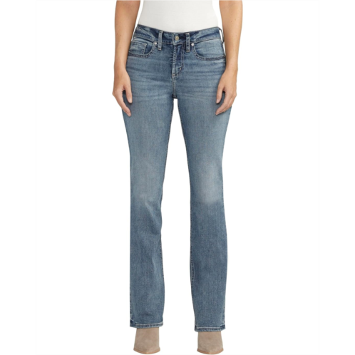 Silver Jeans Co. Womens Silver Jeans Co Suki Mid Rise Curvy Fit Slim Bootcut Jeans L93616EDB371