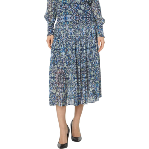 Womens Ted Baker Lailaah Corrugated Pleat Midi Skirt