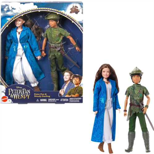 Mattel [Disney] Movie [Peter] Pan & Wendy Toys, Darling Fashion Dolls Inspired by [Disney]s [Peter] Pan & Wendy, Gifts for Kids