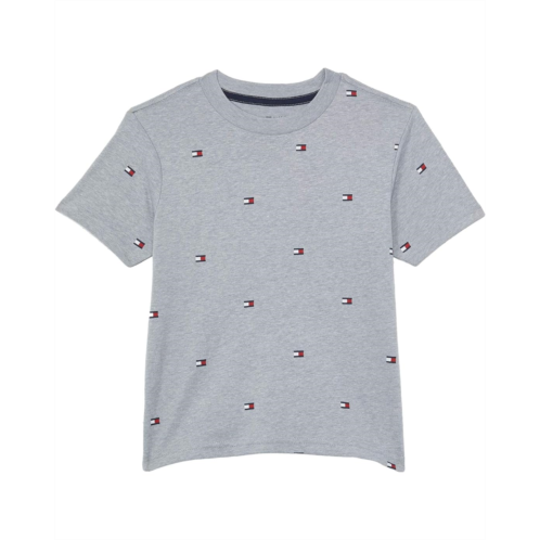 Tommy Hilfiger Kids Short Sleeve All Over Print Tee Shirt (Toddler/Little Kids)