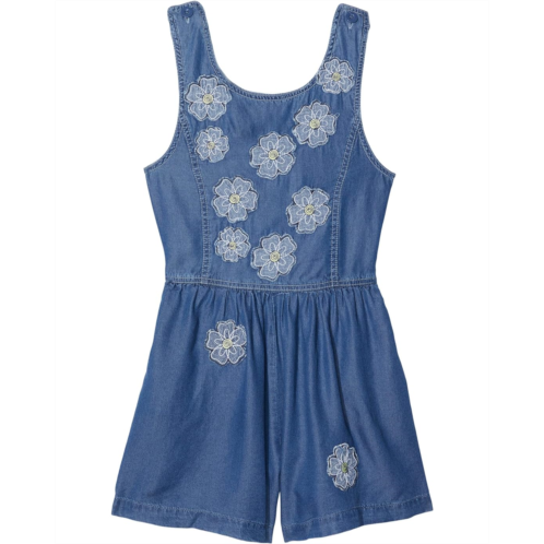 PEEK Flower Cascade Embroidered Applique Romper (Toddler/Little Kids/Big Kids)