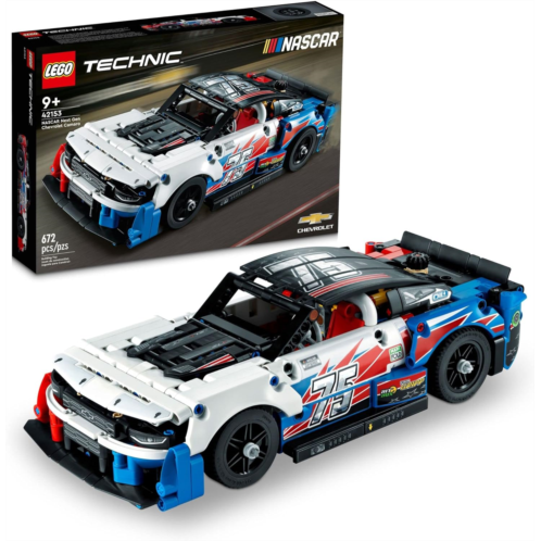 LEGO Technic NASCAR Next Gen Chevrolet Camaro ZL1 Building Set 42153 - Authentically Designed Model Car and Toy Racing Vehicle Kit, Collectible Race Car Display for Boys, Girls, an