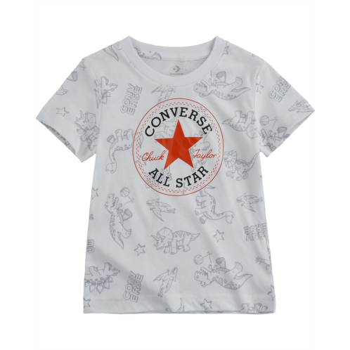 Converse Kids Short Sleeve Dino T-Shirt (Toddler)