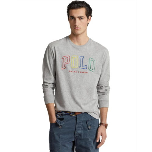 Mens Polo Ralph Lauren Classic Fit Logo Jersey Long Sleeve T-Shirt