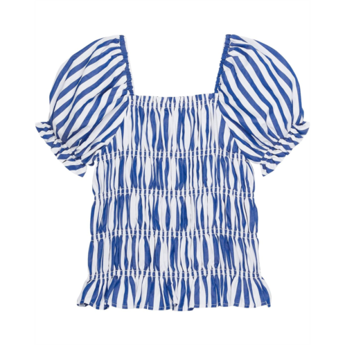HABITUAL girl Peasant Sleeve Smocked Top (Big Kids)