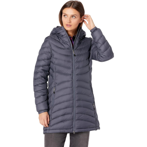 L.L.Bean Womens LLBean Petite Ultralight 850 Down Hooded Coat